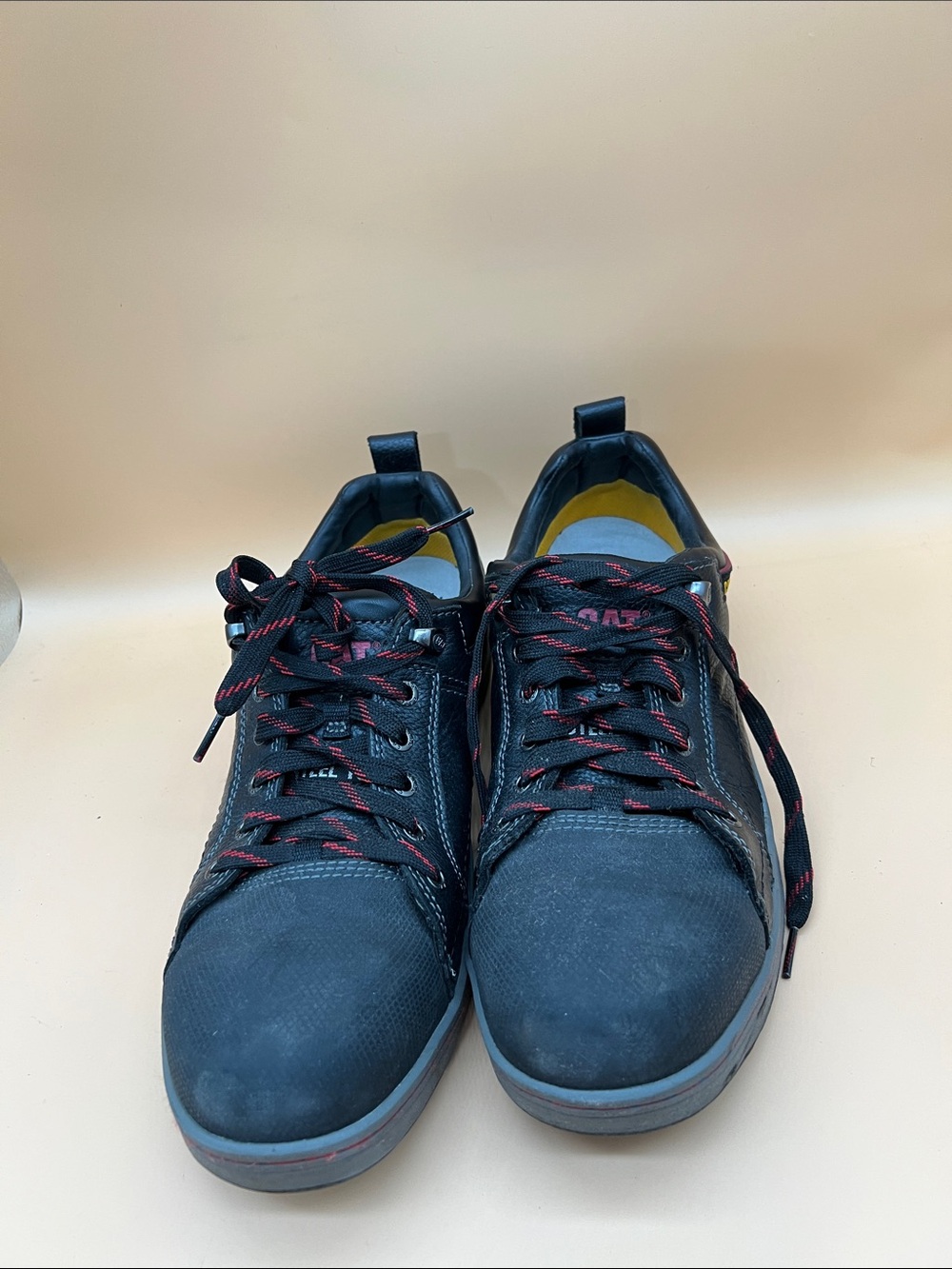 CATERPILLAR FOOTWEAR MENS BRODE STEEL TOE OXFORD WORK SHOES SIZE 10.5